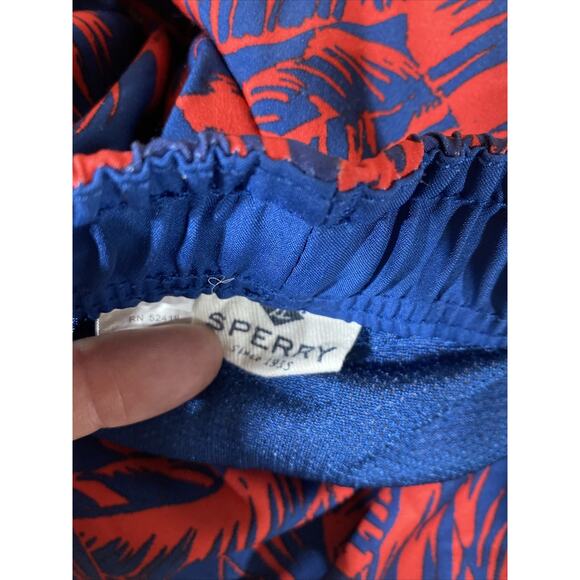 Sperry Mens Swim Trunks Size Large Floral Swimming Suit Hawaiian Shorts - Picture 3 of 11